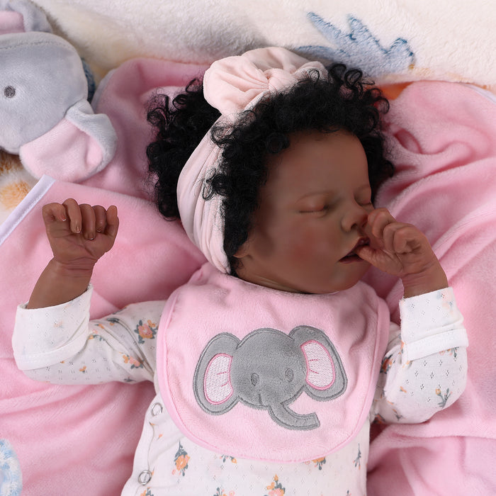 Babeside 17'' Reborns African American Toddler Girl Twinnie