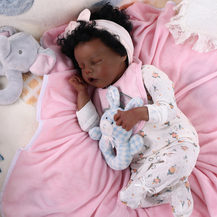 Babeside 17'' Reborns African American Toddler Girl Twinnie