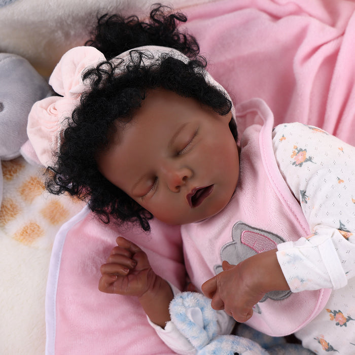 Babeside 17'' Reborns African American Toddler Girl Twinnie