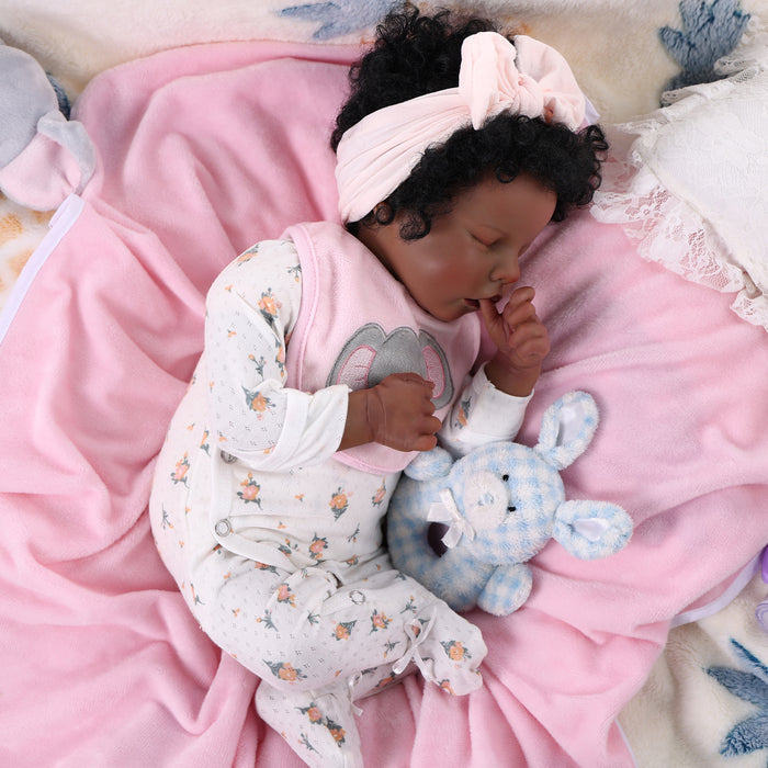Babeside 17'' Reborns African American Toddler Girl Twinnie