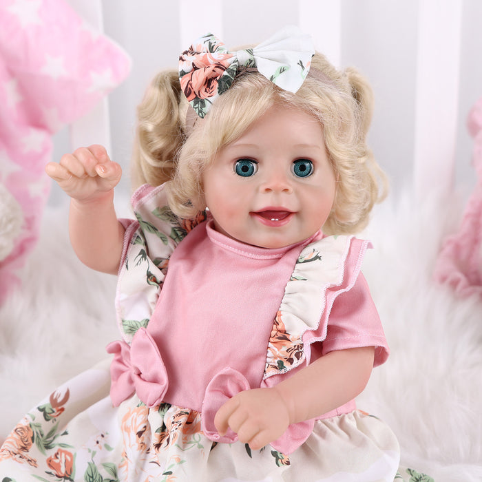 Babeside 18'' Open and Close Eyes Reborn Baby Doll Girl Yaney