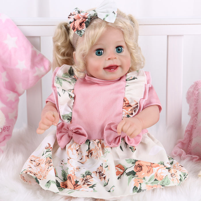 Babeside 18'' Open and Close Eyes Reborn Baby Doll Girl Yaney