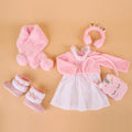 Babeside 20" - 22" Reborn Baby Dolls 5-Pcs Set - Fluffy Clothes
