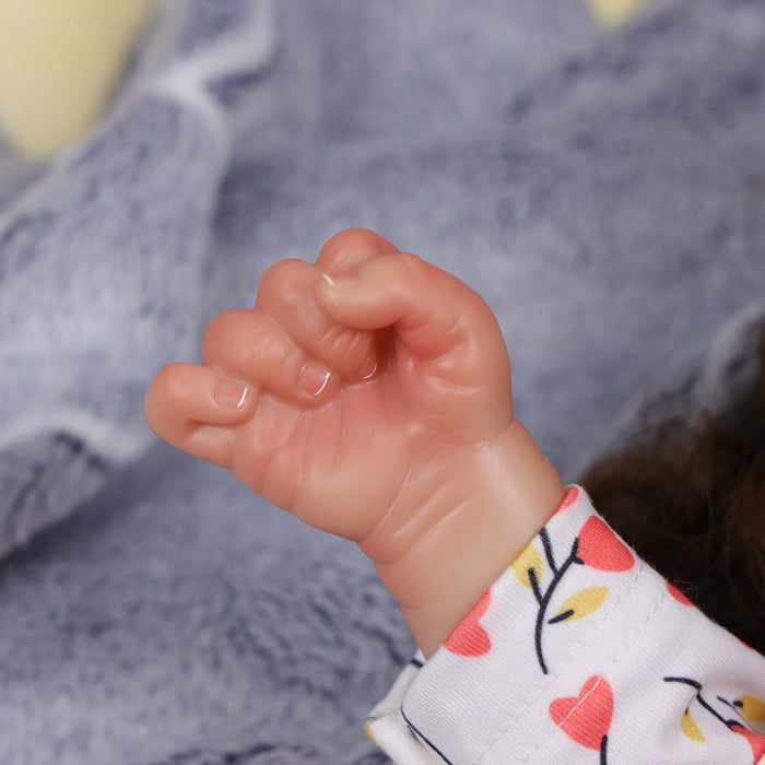 Babeside 20'' Awake Reborn Baby Doll Blue Eyes Girl Ginger