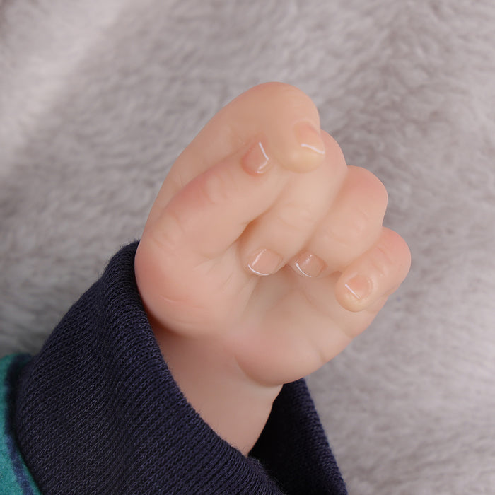 Babeside 20'' Bailyn Cutest Realistic Reborn Baby Doll Green Jumpsiut Boy