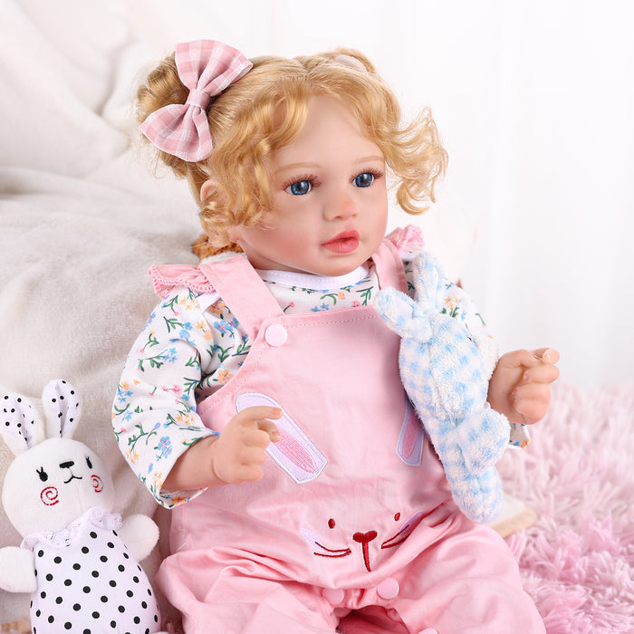 Babeside 20'' Cutest Realistic Blonde Reborn Baby Doll Girl Callie