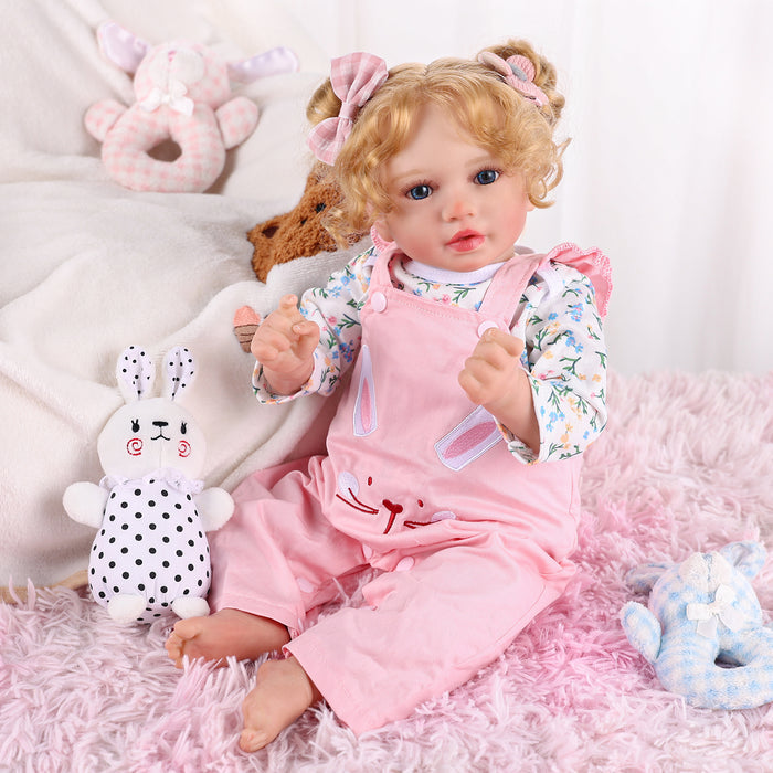 Babeside 20'' Cutest Realistic Blonde Reborn Baby Doll Girl Callie