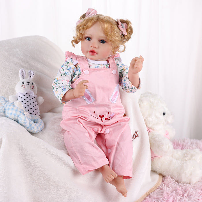 Babeside 20'' Cutest Realistic Blonde Reborn Baby Doll Girl Callie