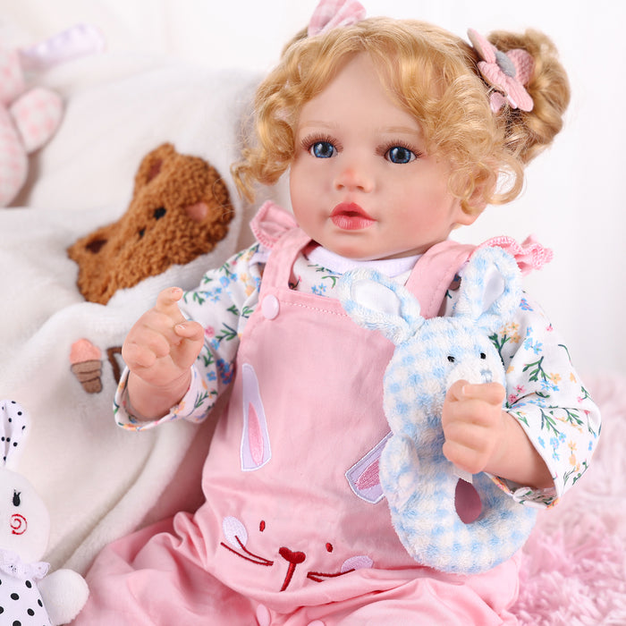 Babeside 20'' Cutest Realistic Blonde Reborn Baby Doll Girl Callie