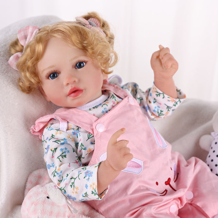 Babeside 20'' Cutest Realistic Blonde Reborn Baby Doll Girl Callie