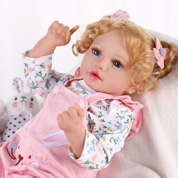 Babeside 20'' Cutest Realistic Blonde Reborn Baby Doll Girl Callie