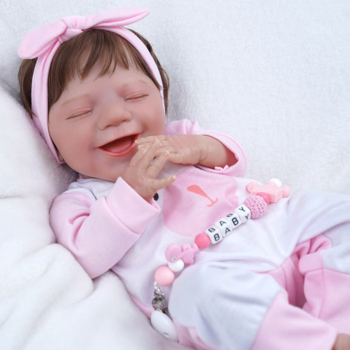 Babeside 20'' Cutest Realistic Blonde Reborn Baby Doll Girl Miley That Look Real