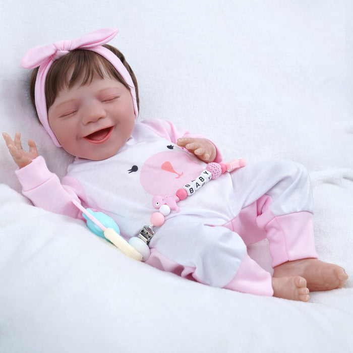 Babeside 20'' Cutest Realistic Blonde Reborn Baby Doll Girl Miley That Look Real