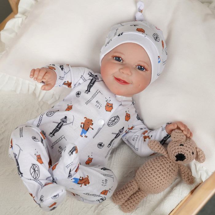 Babeside 20'' Cutest Realistic Reborn Baby Doll Boy Asher Looks Real
