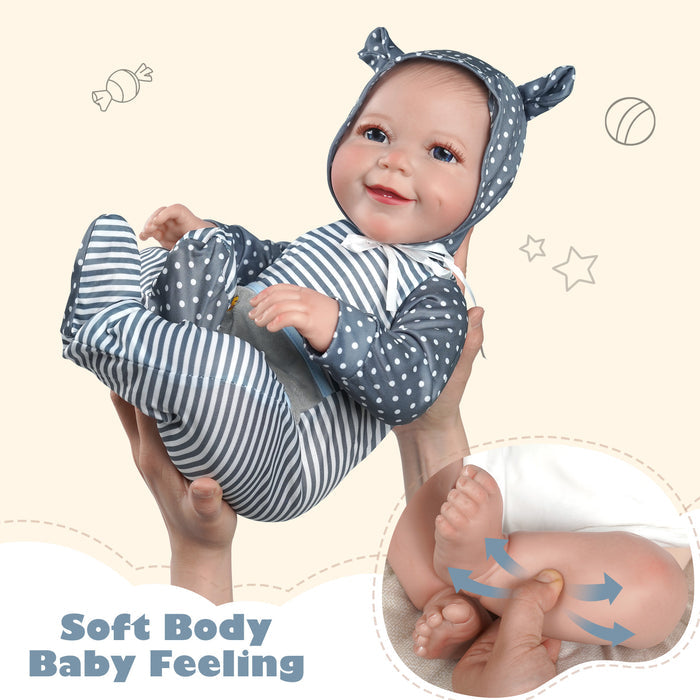 Babeside 20'' Cutest Realistic Reborn Baby Doll Boy Asher Looks Real