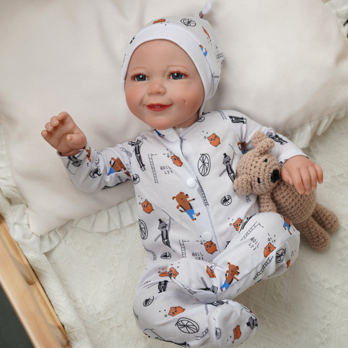 Babeside 20'' Cutest Realistic Reborn Baby Doll Boy Asher Looks Real