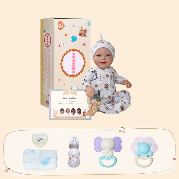 Babeside 20'' Cutest Realistic Reborn Baby Doll Boy Asher Looks Real