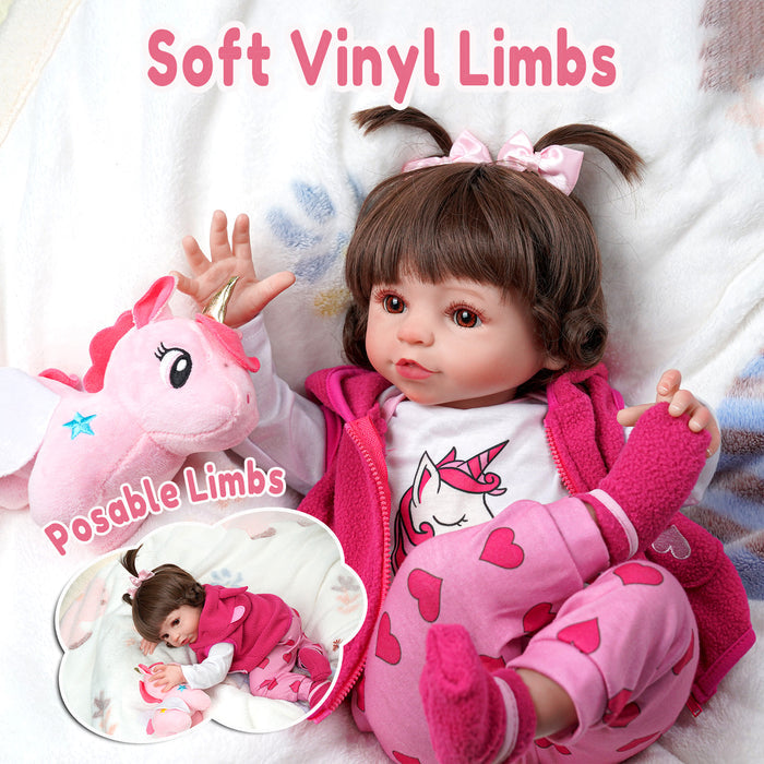 Babeside 20'' Cutest Realistic Reborn Baby Doll Girl Elise