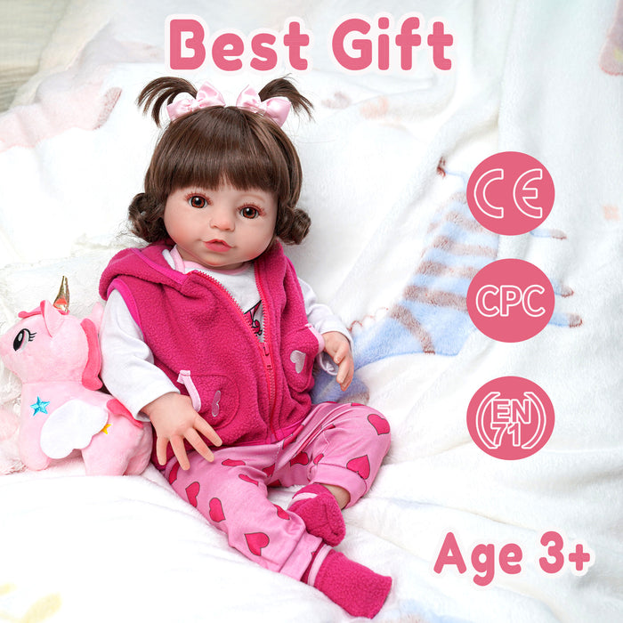 Babeside 20'' Cutest Realistic Reborn Baby Doll Girl Elise