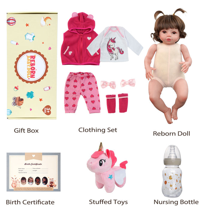 Babeside 20'' Cutest Realistic Reborn Baby Doll Girl Elise