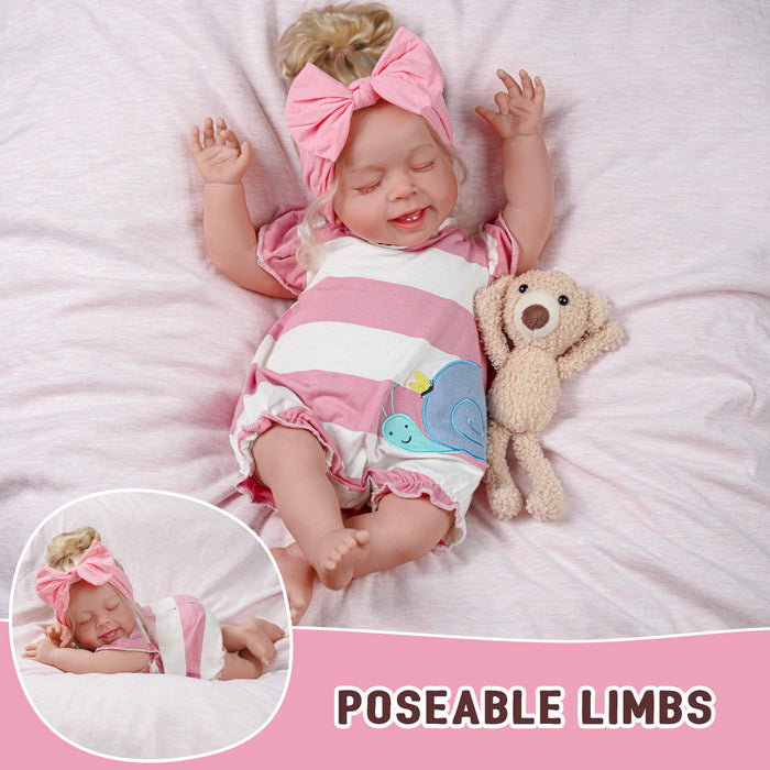 Babeside 20'' Cutest Realistic Reborn Baby Doll Girl Linda that Look Real