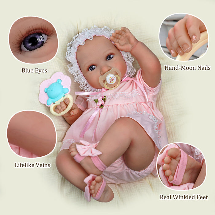 Babeside 20'' Cutest Realistic Reborn Baby Doll Girl Melody that Look Real