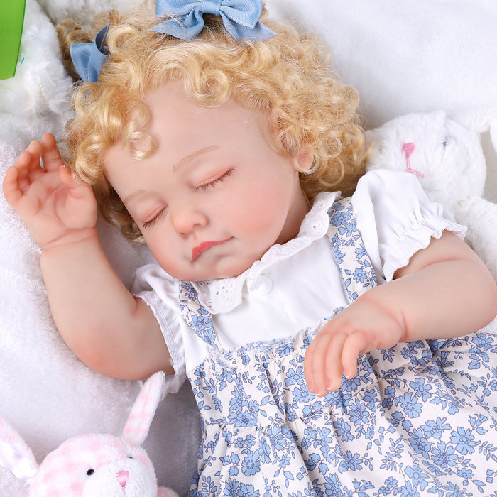 Babeside 20'' Cutest Realistic Reborn Baby Doll Girl Missa with Blonde Hair