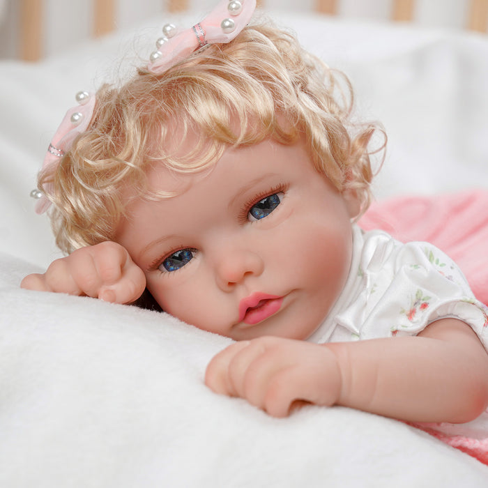 Babeside 20'' Cutest Realistic Reborn Baby Doll Girl Tori with Blonde Hair