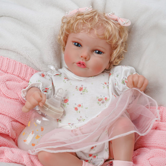 Babeside 20'' Cutest Realistic Reborn Baby Doll Girl Tori with Blonde Hair