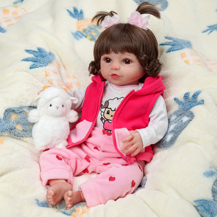 Babeside 20'' Cutest Realistic Reborn Baby Doll Pink Girl Elise
