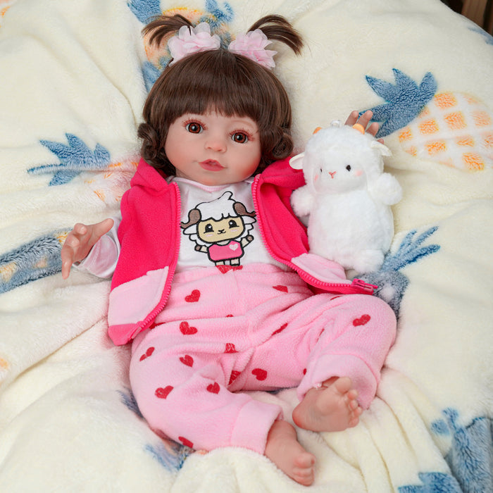 Babeside 20'' Cutest Realistic Reborn Baby Doll Pink Girl Elise