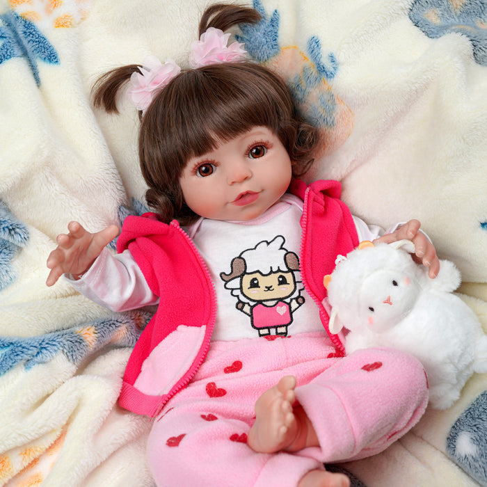 Babeside 20'' Cutest Realistic Reborn Baby Doll Pink Girl Elise