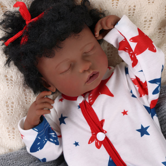 Babeside 20 inch Lifelike Reborn Baby Dolls Baby African American Boy Pasha