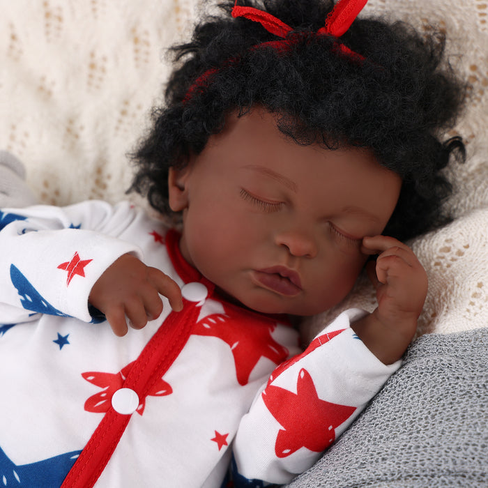 Babeside 20 inch Lifelike Reborn Baby Dolls Baby African American Boy Pasha