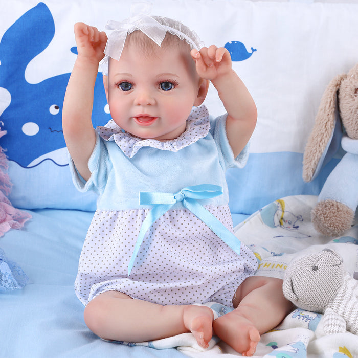 Babeside 20 Inch Lifelike Reborn Baby Dolls Girl Aira Real Baby Feeling Realistic