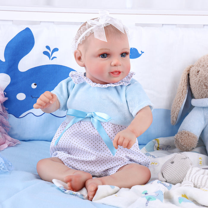Babeside 20 Inch Lifelike Reborn Baby Dolls Girl Aira Real Baby Feeling Realistic