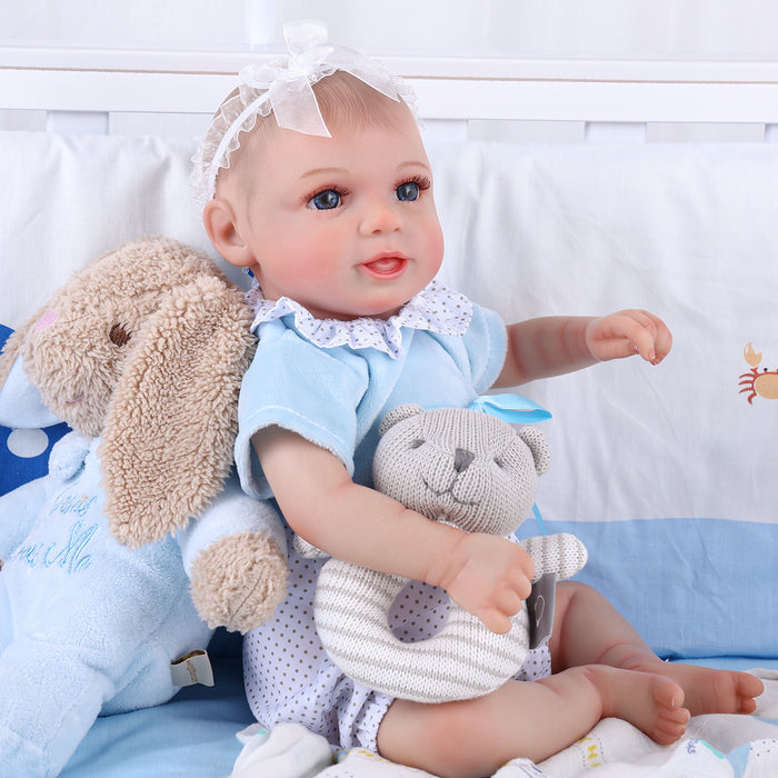 Babeside 20 Inch Lifelike Reborn Baby Dolls Girl Aira Real Baby Feeling Realistic