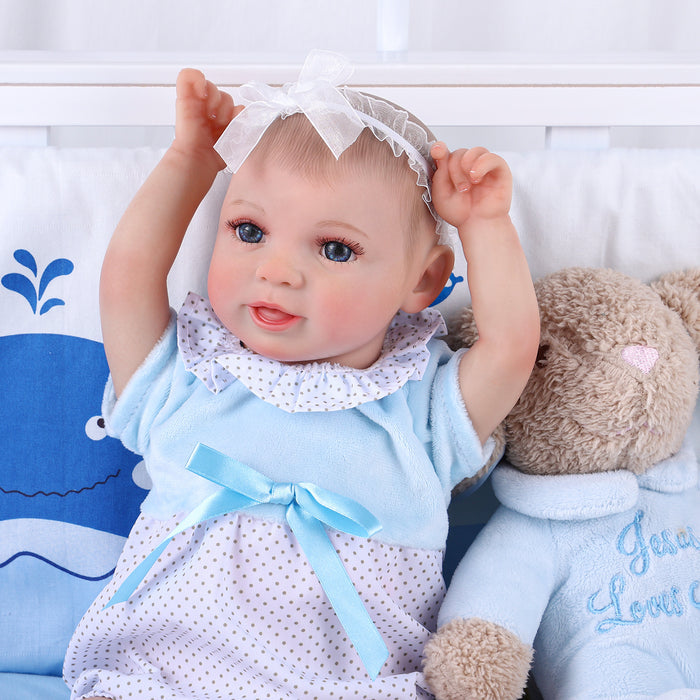 Babeside 20 Inch Lifelike Reborn Baby Dolls Girl Aira Real Baby Feeling Realistic