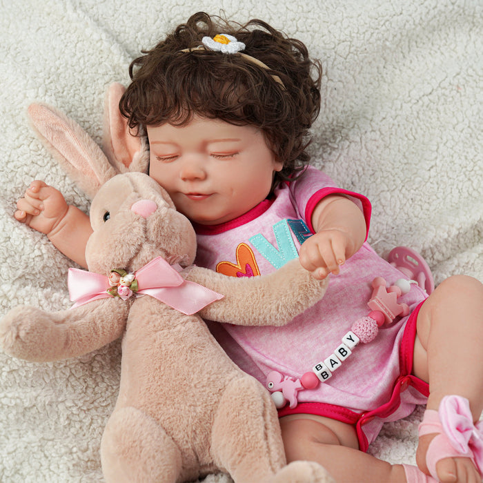 Babeside 20'' Lifelike Pink Suit Reborn Baby Doll Infant Girl Madge