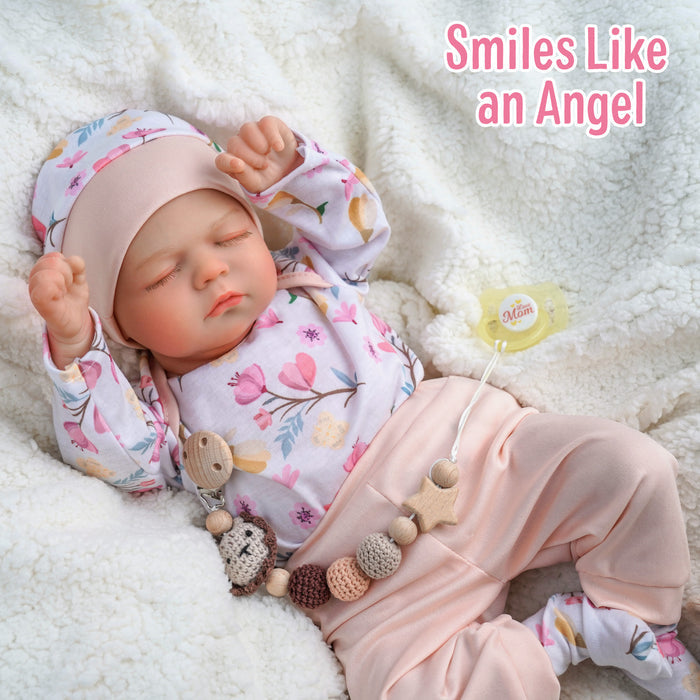 Babeside 20'' Lifelike Reborn Baby Girl Dolls Wynne Asleep