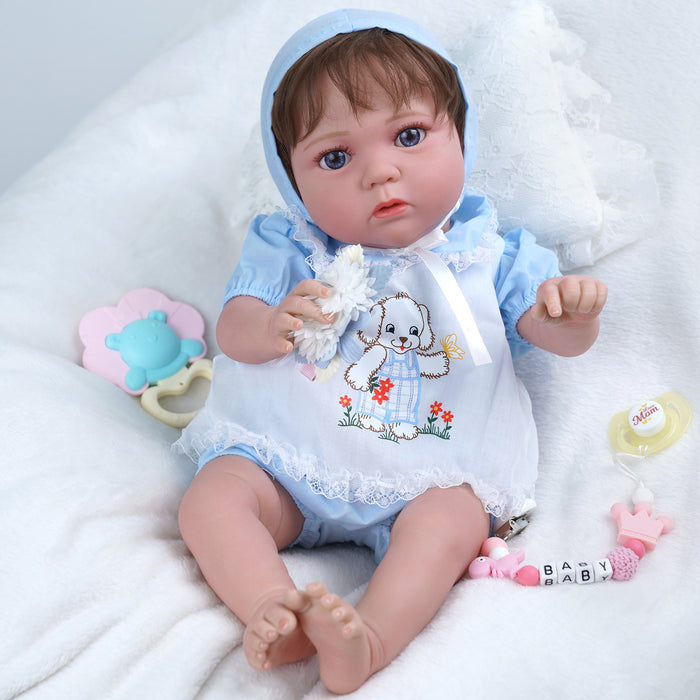 Babeside  20'' Lifelike Reborn Girl Baby Dolls Doris  - Real Life Poseable Toddler Baby
