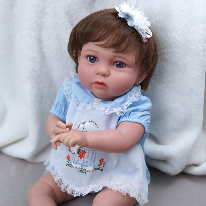 Babeside  20'' Lifelike Reborn Girl Baby Dolls Doris  - Real Life Poseable Toddler Baby