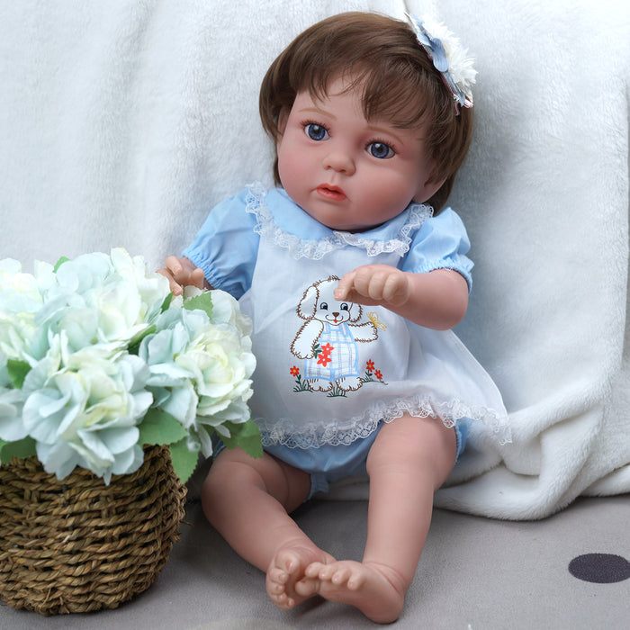 Babeside  20'' Lifelike Reborn Girl Baby Dolls Doris  - Real Life Poseable Toddler Baby