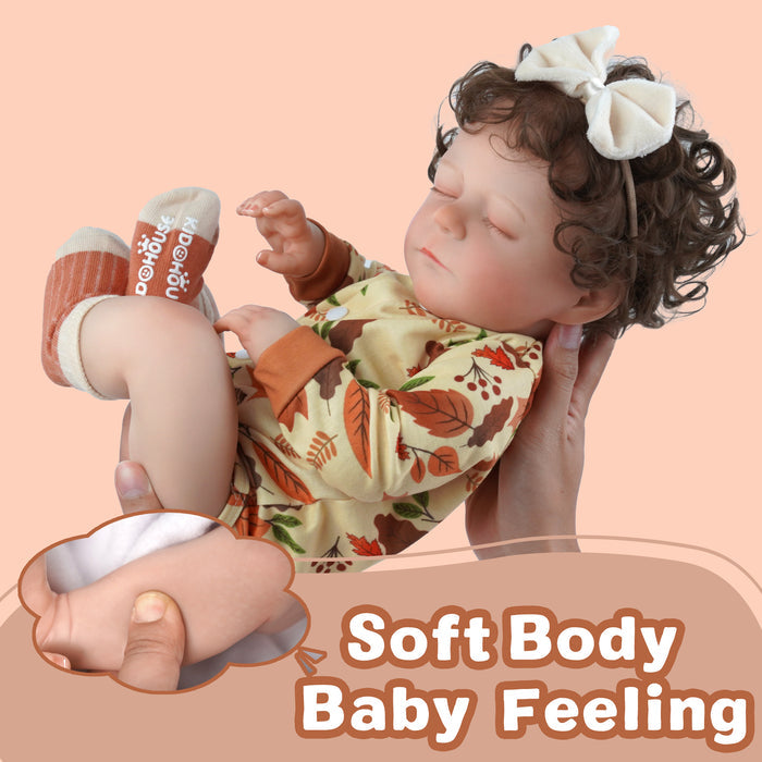 Babeside 20'' Real Lifelike Asleep Super Realistic Babies Reborn Cutest Infant Baby Girl Emily