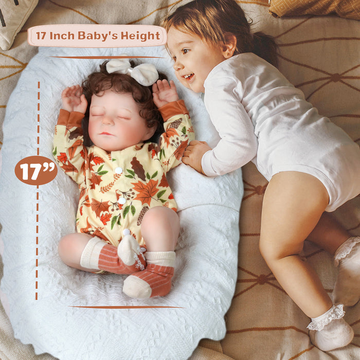 Babeside 20'' Real Lifelike Asleep Super Realistic Babies Reborn Cutest Infant Baby Girl Emily