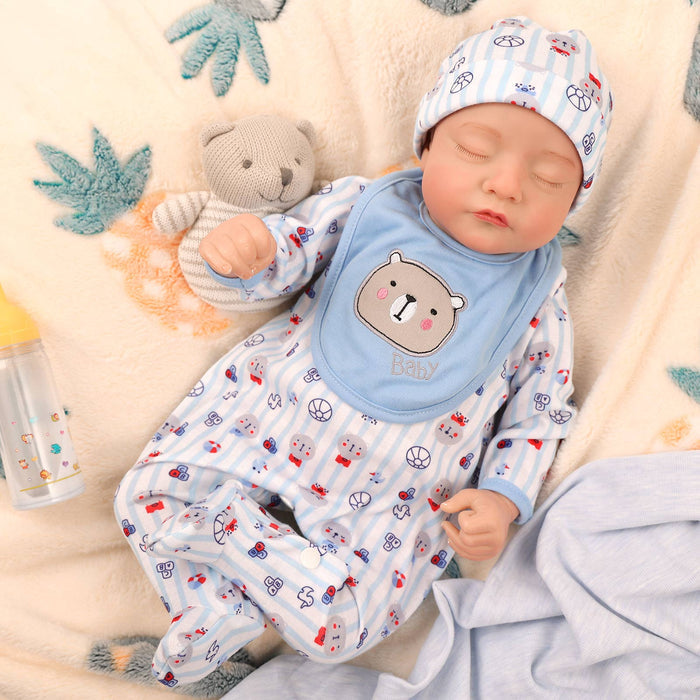 Babeside 20" Realistic Infant Baby Doll Bear Boy Star