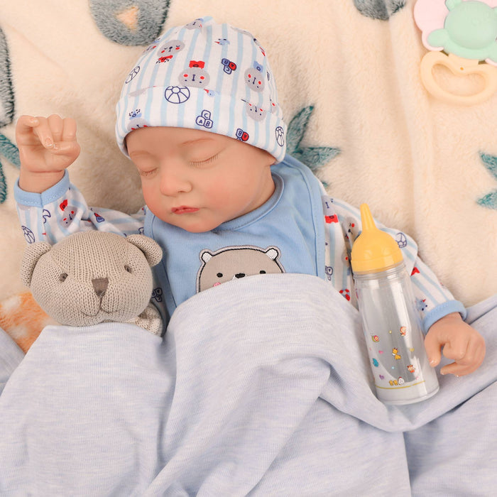Babeside 20" Realistic Infant Baby Doll Bear Boy Star