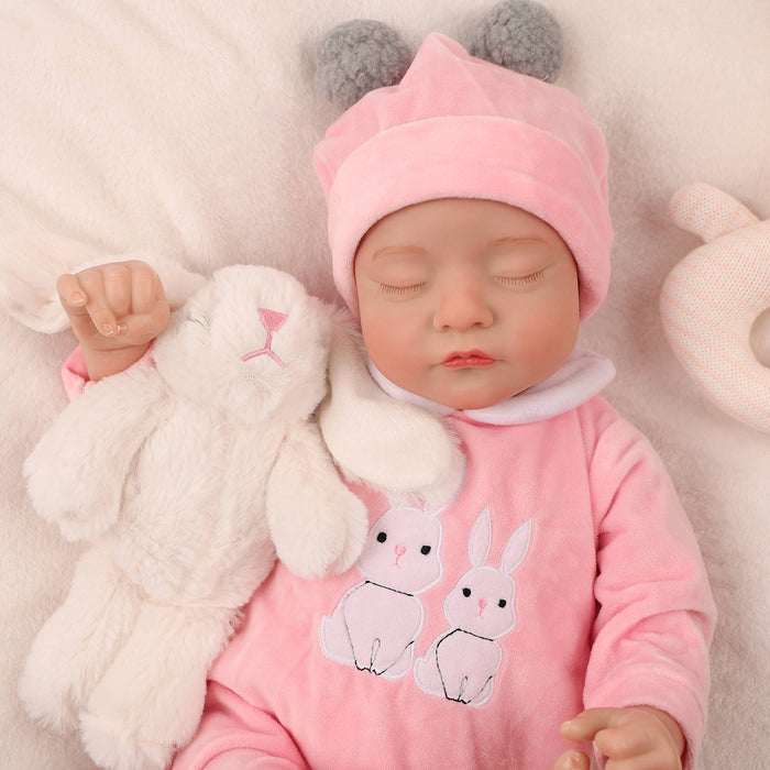 Babeside 20" Realistic Infant Truly Reborn Baby Doll Pink Girl Star