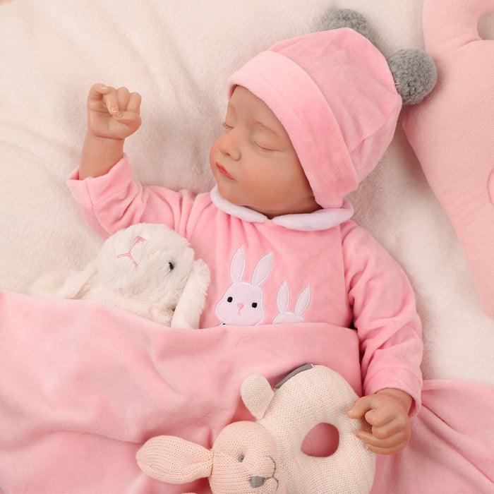 Babeside 20" Realistic Infant Truly Reborn Baby Doll Pink Girl Star