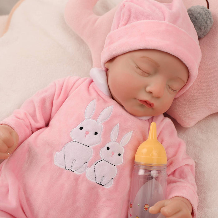 Babeside 20" Realistic Infant Truly Reborn Baby Doll Pink Girl Star
